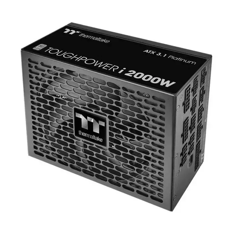 Fonte de alimentação Thermaltake Toughpower i2000W 2000 W, 24-Pin ATX, 80 PLUS Platinum, ventoinha de 140 mm, ATX, preto