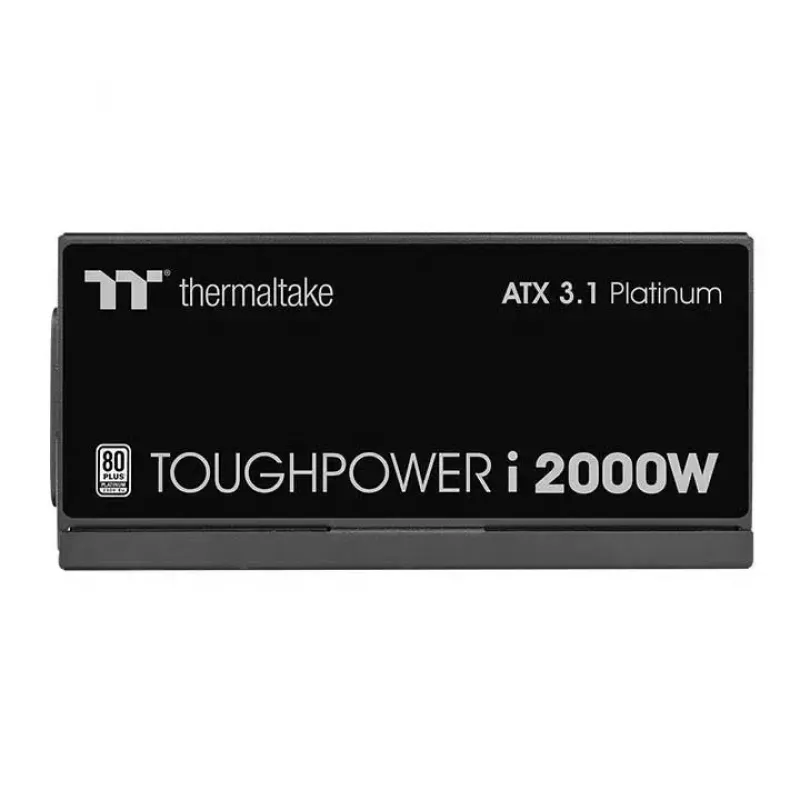 Fonte de alimentação Thermaltake Toughpower i2000W 2000 W, 24-Pin ATX, 80 PLUS Platinum, ventoinha de 140 mm, ATX, preto