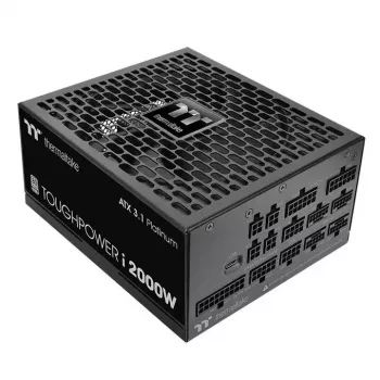 Fonte de alimentação Thermaltake Toughpower i2000W 2000 W, 24-Pin ATX, 80 PLUS Platinum, ventoinha de 140 mm, ATX, preto