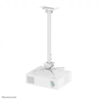 Suporte de teto para projetor Neomounts CL25-550WH1 – H 74,5-114,5 cm – Easy-Install – totalmente móvel