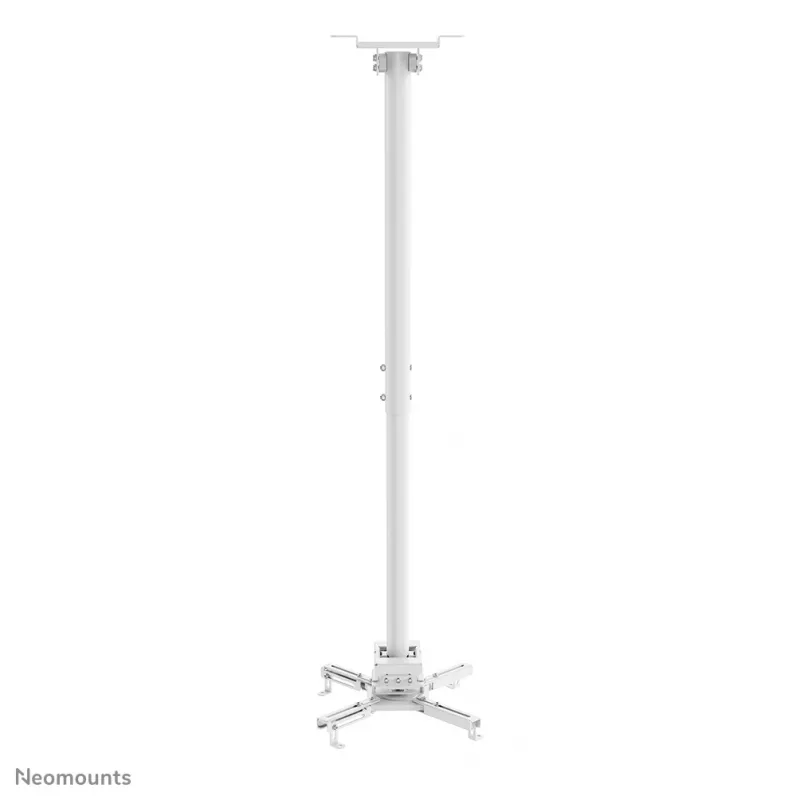 Suporte de teto para projetor Neomounts CL25-550WH1 – H 74,5-114,5 cm – Easy-Install – totalmente móvel