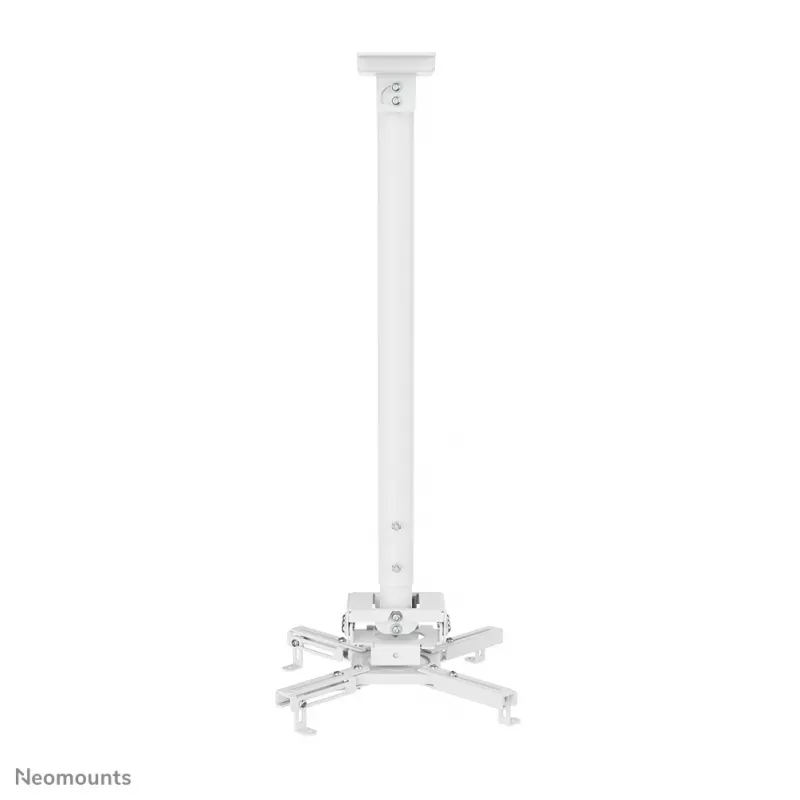Suporte de teto para projetor Neomounts CL25-550WH1 – H 74,5-114,5 cm – Easy-Install – totalmente móvel