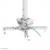 Suporte de teto para projetor Neomounts CL25-550WH1 – H 74,5-114,5 cm – Easy-Install – totalmente móvel