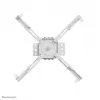 Suporte de teto para projetor Neomounts CL25-550WH1 – H 74,5-114,5 cm – Easy-Install – totalmente móvel