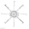 Suporte de teto para projetor Neomounts CL25-550WH1 – H 74,5-114,5 cm – Easy-Install – totalmente móvel