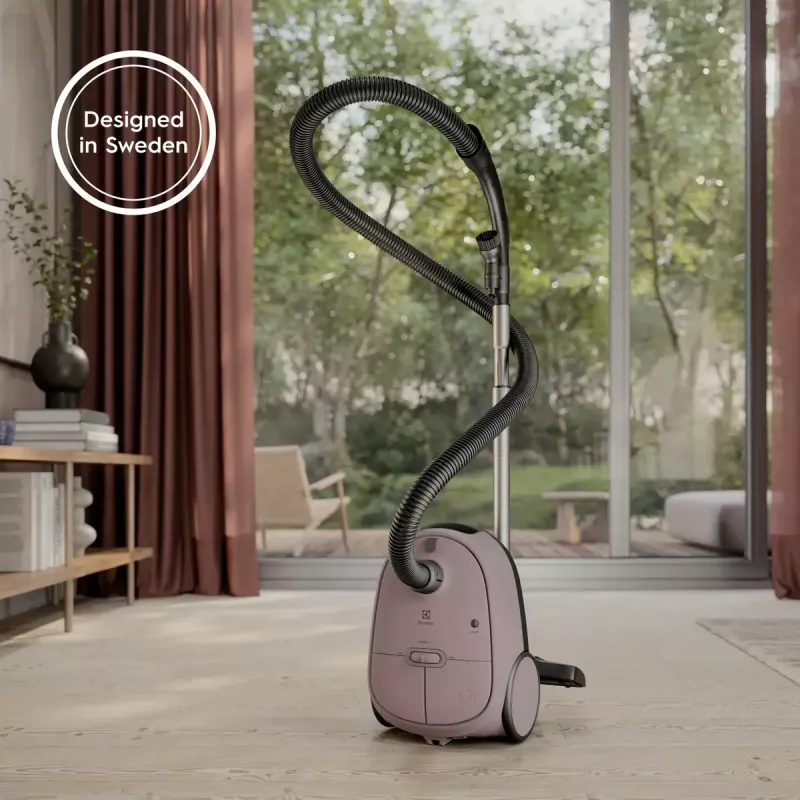 Aspirador de pó com saco Electrolux EB61CWPTD — 850 W, saco de 3,5 L, limpeza a seco, rosa