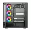 Caixa de computador MODECOM VOLCANO AQ200 ARGB MIDI preto