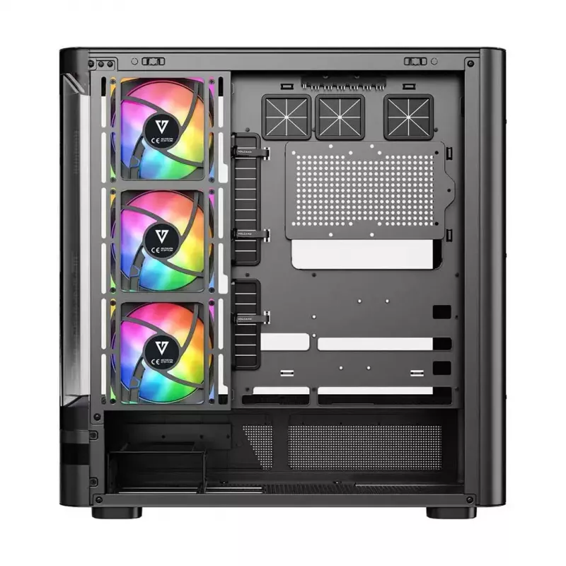 Caixa de computador MODECOM VOLCANO AQ200 ARGB MIDI preto