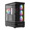 Caixa de computador MODECOM VOLCANO AQ200 ARGB MIDI preto