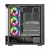 Caixa de computador MODECOM VOLCANO AQ200 ARGB MIDI preto