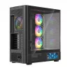 Caixa de PC MODECOM VOLCANO AQ400 ARGB MIDI preto — MODECOM MC-A-AQ400-4FA-B