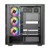 Caixa de PC MODECOM VOLCANO AQ400 ARGB MIDI preto — MODECOM MC-A-AQ400-4FA-B