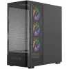 Caixa de PC MODECOM VOLCANO AQ400 ARGB MIDI preto — MODECOM MC-A-AQ400-4FA-B