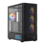 Caixa de PC MODECOM VOLCANO AQ400 ARGB MIDI preto — MODECOM MC-A-AQ400-4FA-B
