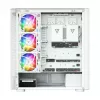 Caixa de computador MODECOM VOLCANO AQ400 ARGB MIDI Tower, branco