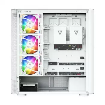 Caixa de computador MODECOM VOLCANO AQ400 ARGB MIDI Tower, branco