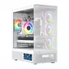 Caixa de computador MODECOM VOLCANO AQ400 ARGB MIDI Tower, branco