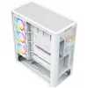 Caixa de computador MODECOM VOLCANO AQ400 ARGB MIDI Tower, branco