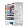 Caixa de computador MODECOM VOLCANO AQ400 ARGB MIDI Tower, branco