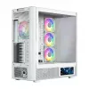 Caixa de computador MODECOM VOLCANO AQ400 ARGB MIDI Tower, branco