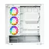 Caixa de computador MODECOM VOLCANO AQ400 ARGB MIDI Tower, branco