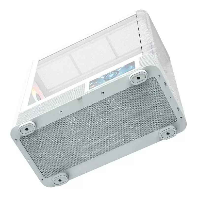 Caixa de computador MODECOM VOLCANO AQ400 ARGB MIDI Tower, branco