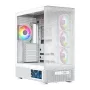 Caixa de computador MODECOM VOLCANO AQ400 ARGB MIDI Tower, branco