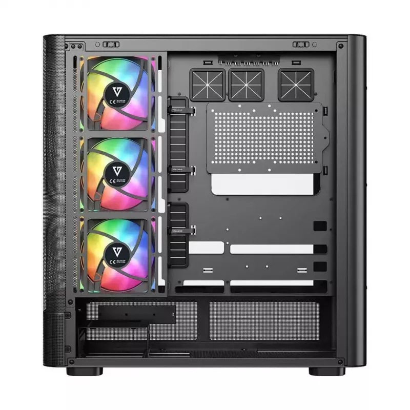 Caixa de computador MODECOM VOLCANO AQ500 ARGB MIDI preto