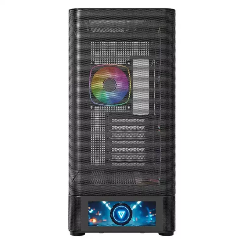Caixa de computador MODECOM VOLCANO AQ500 ARGB MIDI preto