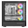 Caixa de computador MODECOM VOLCANO AQ500 ARGB MIDI preto