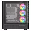 Caixa de computador MODECOM VOLCANO AQ500 ARGB MIDI preto