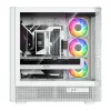 Caixa de computador MODECOM VOLCANO AQ500 ARGB MIDI branco