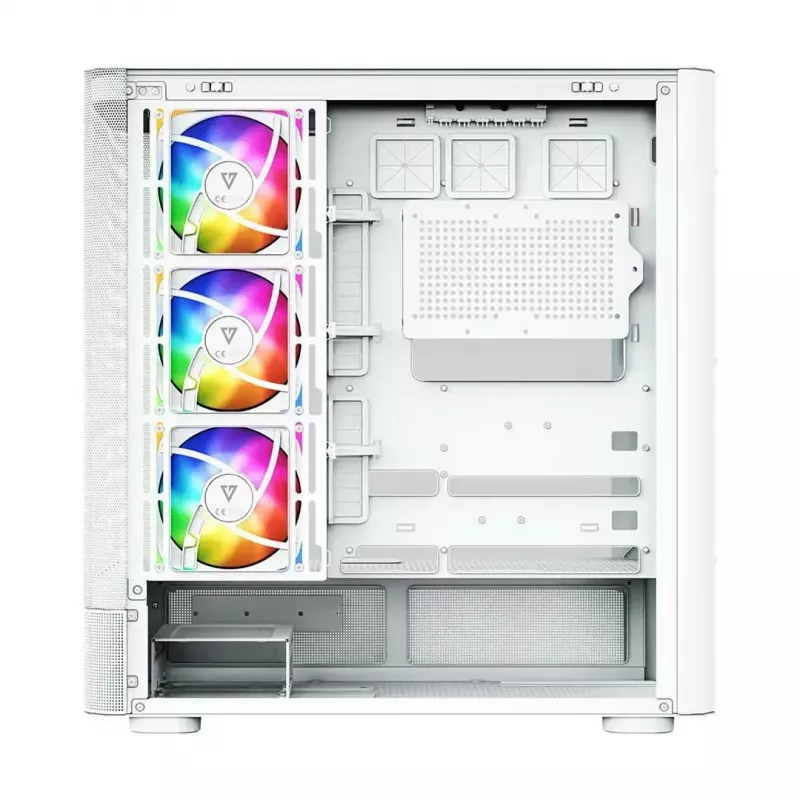 Caixa de computador MODECOM VOLCANO AQ500 ARGB MIDI branco