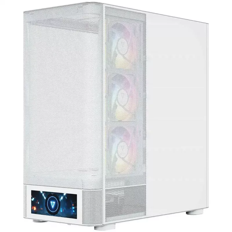 Caixa de computador MODECOM VOLCANO AQ500 ARGB MIDI branco