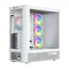 Caixa de computador MODECOM VOLCANO AQ500 ARGB MIDI branco