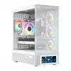 Caixa de computador MODECOM VOLCANO AQ500 ARGB MIDI branco