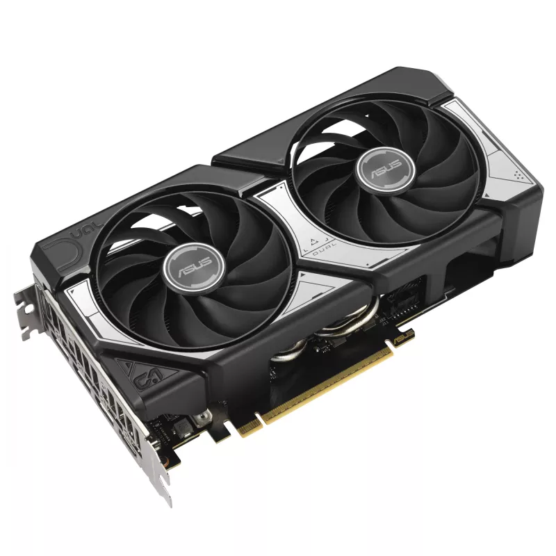 Placa gráfica ASUS GeForce RTX 5060 Ti Dual — 8 GB GDDR7, 128 bits, PCIe 5.0, refrigeração ativa (2 ventoinhas), máx. 7680×4320