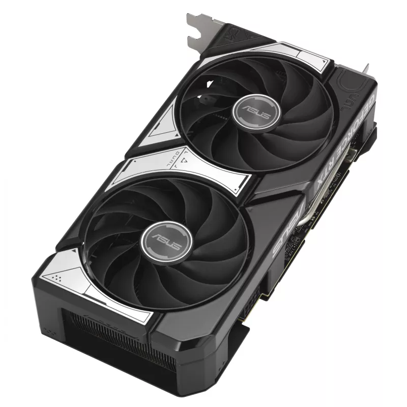 Placa gráfica ASUS GeForce RTX 5060 Ti Dual — 8 GB GDDR7, 128 bits, PCIe 5.0, refrigeração ativa (2 ventoinhas), máx. 7680×4320