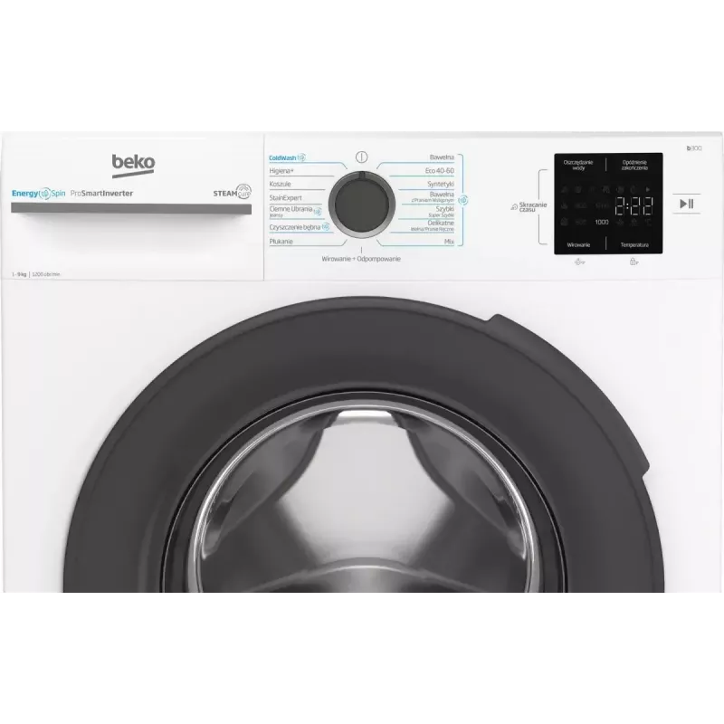 Máquina de lavar BEKO BM3WFU39215WAR 9 kg, classe de eficiência energética A
