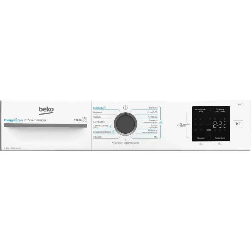 Máquina de lavar BEKO BM3WFU39215WAR 9 kg, classe de eficiência energética A
