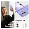Capa Crong Hybrid Matte Magnetic MagSafe para iPhone 17 — lavanda translúcida, PC+TPU
