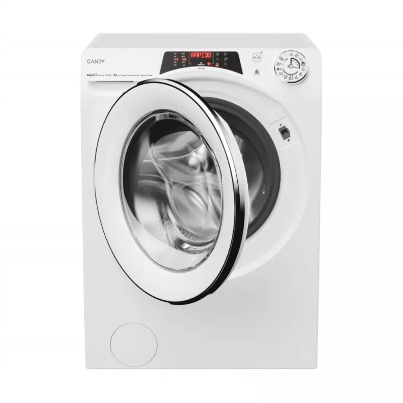 Máquina de lavar e secar roupa Candy RapidÓ ROW 4966DWMC7-S de instalação livre carregamento frontal branco