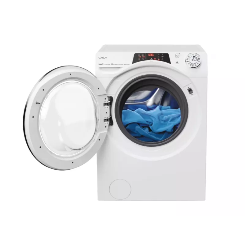 Máquina de lavar e secar roupa Candy RapidÓ ROW 4966DWMC7-S de instalação livre carregamento frontal branco