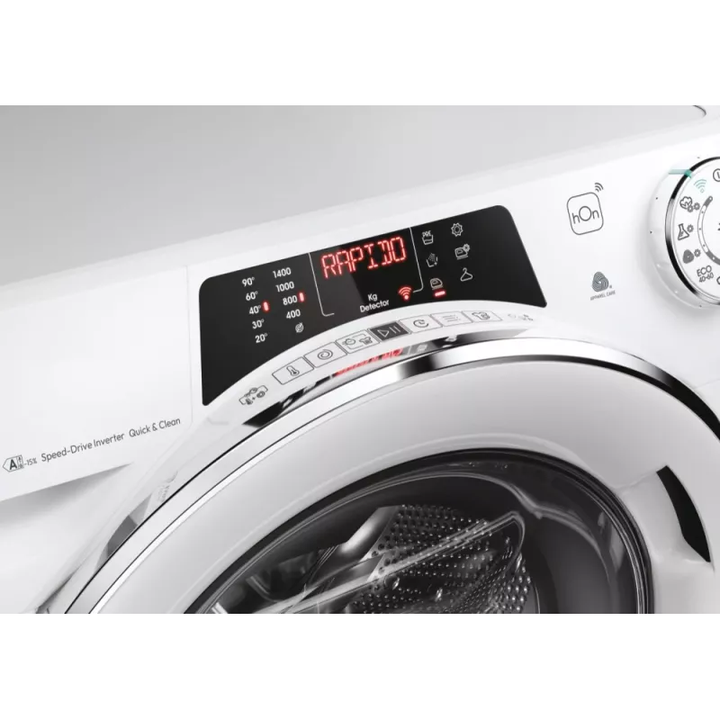 Máquina de lavar e secar roupa Candy RapidÓ ROW 4966DWMC7-S de instalação livre carregamento frontal branco