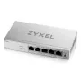 Switch gerido L2 Gigabit PoE de secretária Zyxel GS1200-5HPV3 — 5x Gigabit (10/100/1000), PoE, entrada DC, capacidade de comutação 10 Gbit/s