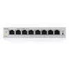 Switch gerido L2 Gigabit Ethernet Zyxel GS1200-8V3 — 8x RJ-45 10/100/1000, 16 Gbit/s, MAC 4000, secretária, cinzento