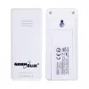 Estação meteorológica sem fios GreenBlue GB169 — temperatura e humidade interior/exterior, relógio, alarme, alcance até 60 m, °C/°F selecionável
