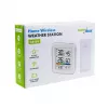 Estação meteorológica sem fios GreenBlue GB169 — temperatura e humidade interior/exterior, relógio, alarme, alcance até 60 m, °C/°F selecionável