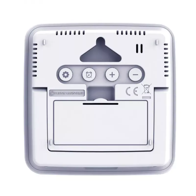 Estação meteorológica sem fios GreenBlue GB169 — temperatura e humidade interior/exterior, relógio, alarme, alcance até 60 m, °C/°F selecionável