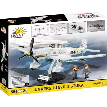 Conjunto de construção Cobi Blocks Junkers JU 87D-3 Stuka 556 peças